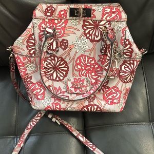 Guess crossbody or satchel pink bag